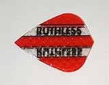 3 sets Xtra Strong Ruthless Red Kite Shape flights - Dimplex Style