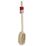 Wooden Bath Brush with Cellulite Massager Head Long 16.5 Handle 21NHOZvk2VL. SL160 Wooden Bath Brush with Cellulite Massager Head Long 16.5 Handle