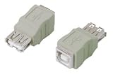 USB Adapter, Type A Female / Type B Female