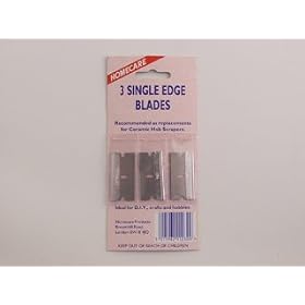 Homecare Ceramic Hob Scraper Blades X3