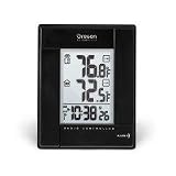 Oregon Scientific Wireless Thermometer w/ Clock Model RMR382BLACK