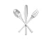 Dansk Odin Stainless-Steel 3-Piece Hostess Set
