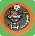 LIFE IS GOOD ACOUSTIC GUITAR ROUND STICKERS (PACK OF 2) PERFECT FOR SPREADING CHEER A...