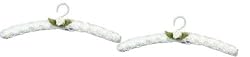 Dollhouse Miniature White Lace Ladies Hangers