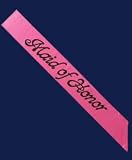Maid of Honor Hot Pink Sash Wedding Party