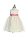 Organza Gathered Infant Flower Girl Dress