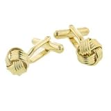 Gold Plated knot cufflinks