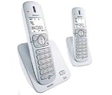 Philips - CD5602S/38 - Téléphone sans fil - STN + 1 combiné(s) supplémentaire(s) - Blanc