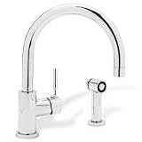 Blanco 440008-9 Chrome Meridian Single Lever Kitchen Faucet with Metal Side Spray - 440008-9