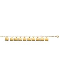 CleverEves Sterling Silver 7 Inch Ten Commandments Bracelet