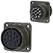 AMPHENOL INDUSTRIAL ACA3102E16S-1PBF80 Circular Connector, Reverse Bayonet, Crimp, Circular Industrial, MIL - C - 5015 Series (VG95234)