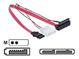 DELOCK Kabel SATA Micro 16pin Bu > 7pin+5V gewink