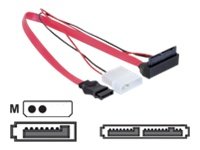 DELOCK Kabel SATA Micro 16pin Bu > 7pin+5V gewink Preisvergleich