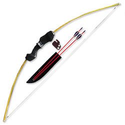 Golden Comanche Bow and Arrow Set