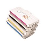 Minolta QMS Konica 6110 6100 1710362-020 colour laser cartridge toner set 1710362020