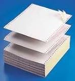 Universal Recycled Green Bar Computer Paper, 14-7/8 x 11, Perforated Margins, 2800 Sheets