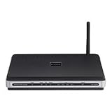 D-Link ADSL2/2+ Modem/Wireless Router 4-Port Switch, 802.11g, QoS