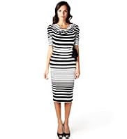 Per Una Striped Bodycon Dress