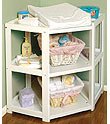 Natural Diaper Corner Baby Changing Table