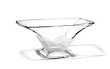 13 Length Matte Crystal Bowl - Grace Collection - Bohemia Crystal - Made In Czech Republic
