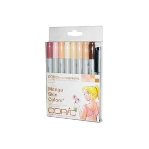 Manga-Skin-Kit-Copic-Ciao-Set-8-Marker-1-Multiliner-Pen-