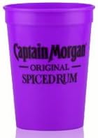 12 oz. Smooth Colored Stadium/Souvenier CupPURPLE,full case of 500