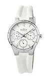 Skagen Leather Collection Swarovski® Accents White Dial Women's watch #831SSLW
