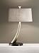 Murray Feiss 10084ESL, Armand Small Glass Table Lamp, 2 Light, 120 Total Watts, Ebonized Silver Leaf