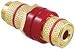 Oem Systems Company X-BPG-R 5 Way Front and Back Binding Post (Red)
