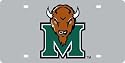 SD08664 Marshall University Stainless Steel License Plate