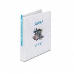 Nonstick Heavy-Duty Round Ring View Binder 1In(Pack Of 3)