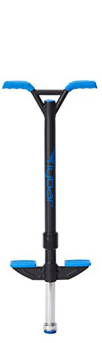 Flybar Velocity Pro Pogo Stick Small - Ages 5 to 9, 40 to 80 Lbs (Blue)