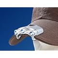Lunartec Universal-Clip-Licht f�r Baseball-Caps, mit 3 hellen LEDs