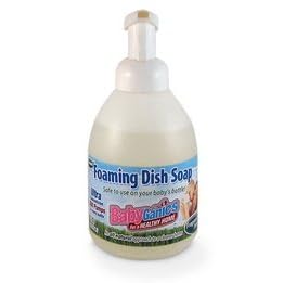 Click here to buy All Natural Foaming Dish Soap - Unscented by BabyGanics.