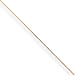 14k .6mm Solid Diamond-Cut Cable Chain Necklace - 16 Inch