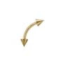 Electro Plated Curved Eyebrow Spike