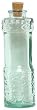 Spanish Recycled Glass Spice Bottle with Cork 7"H 6oz Set / 4