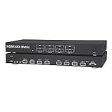 KanexPro HDMX44 4-Source, 4-Zone HDMI 4x4 Matrix Switcher with RS-232