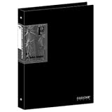 キョクトウ FOB 26穴バインダー B5サイズ 表2・表3ポケット付 ブラック LN21K 2セットの画像