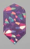  : 3 sets PURPLE CRACKED ICE Holographic Slim flights