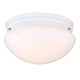 UPC 725916000134 product image for Hampton Bay 2-Light White Mushroom Flushmount | upcitemdb.com