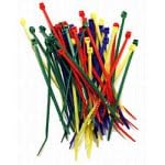 Belkin 7.5IN Multicolored Cable Ties 52 Pieces