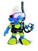 Smurf Scuba Diver