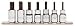 Proto 4990-7st 7-piece 3/8" Drive Short Hex Bit Set