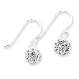 Sterling Silver w/ Swarovski Crystal Earrings