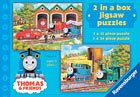 Childrens Toyshop   : Ravensburger Puzzle - 2 in a Box - 12 and 24 Pieces - Thomas & Friends