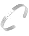 Believe Wide Cuff Bracelet (length: 6