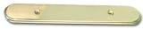 Amerock Royal Family 3 Center To Center Backplate Polished Brass