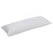 Rest Right 100% Cotton Zippered Body Pillow Protector, White