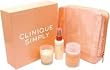 Clinique Simply for Women 4 Piece Set Includes: 1.7 oz Perfume Spray + 1.7 oz Body Moisturizer + Scented Candle + Travel Bag
